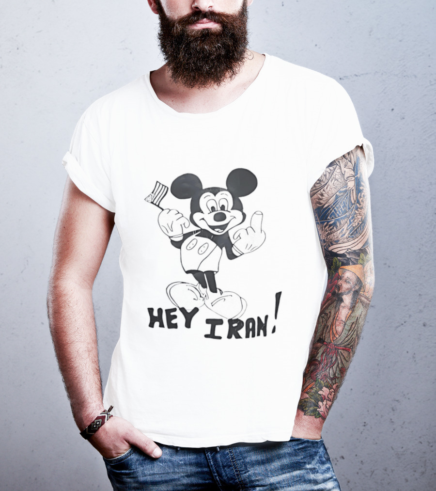 Hey Iran Mickey Mouse T-Shirt