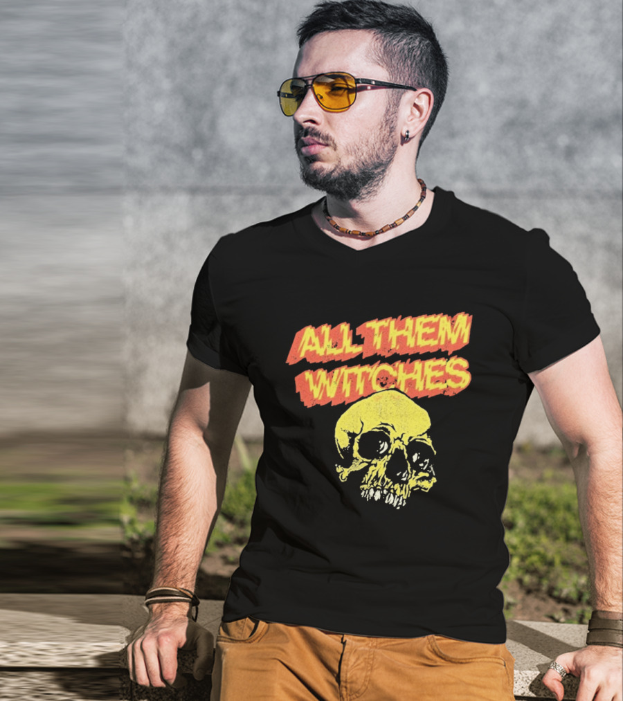 All Them Witches Skull Punk Bold Graphic 2026 T-Shirt