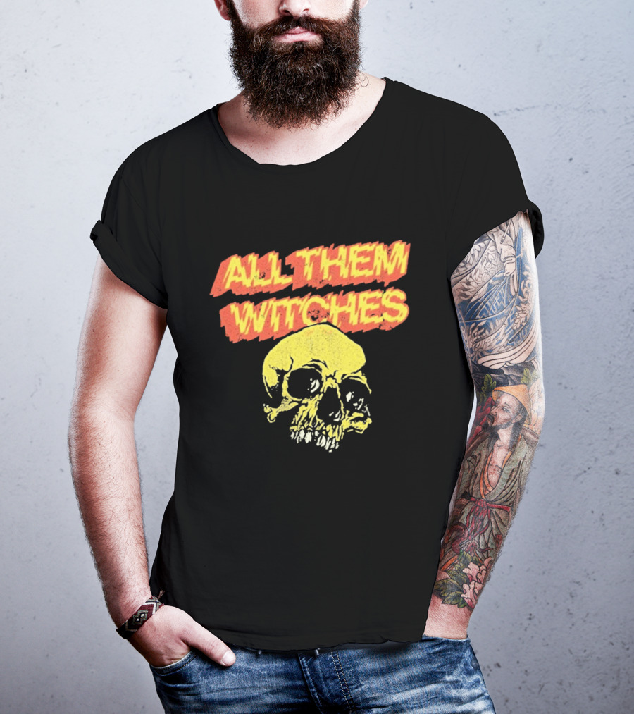 All Them Witches Skull Punk Bold Graphic 2026 T-Shirt