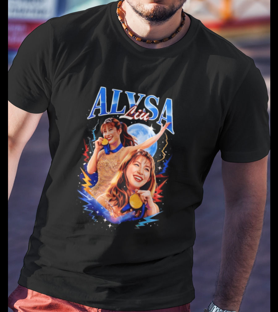 Alysa Liu Figure Skating Princess Gold Medal Celebration T-Shirt