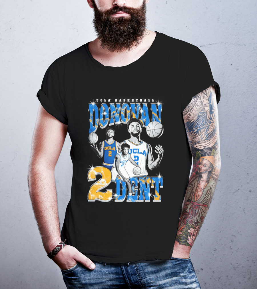 Donovan Dent 2 UCLA Bruins Basketball Player Vintage Team Spirit T-Shirt