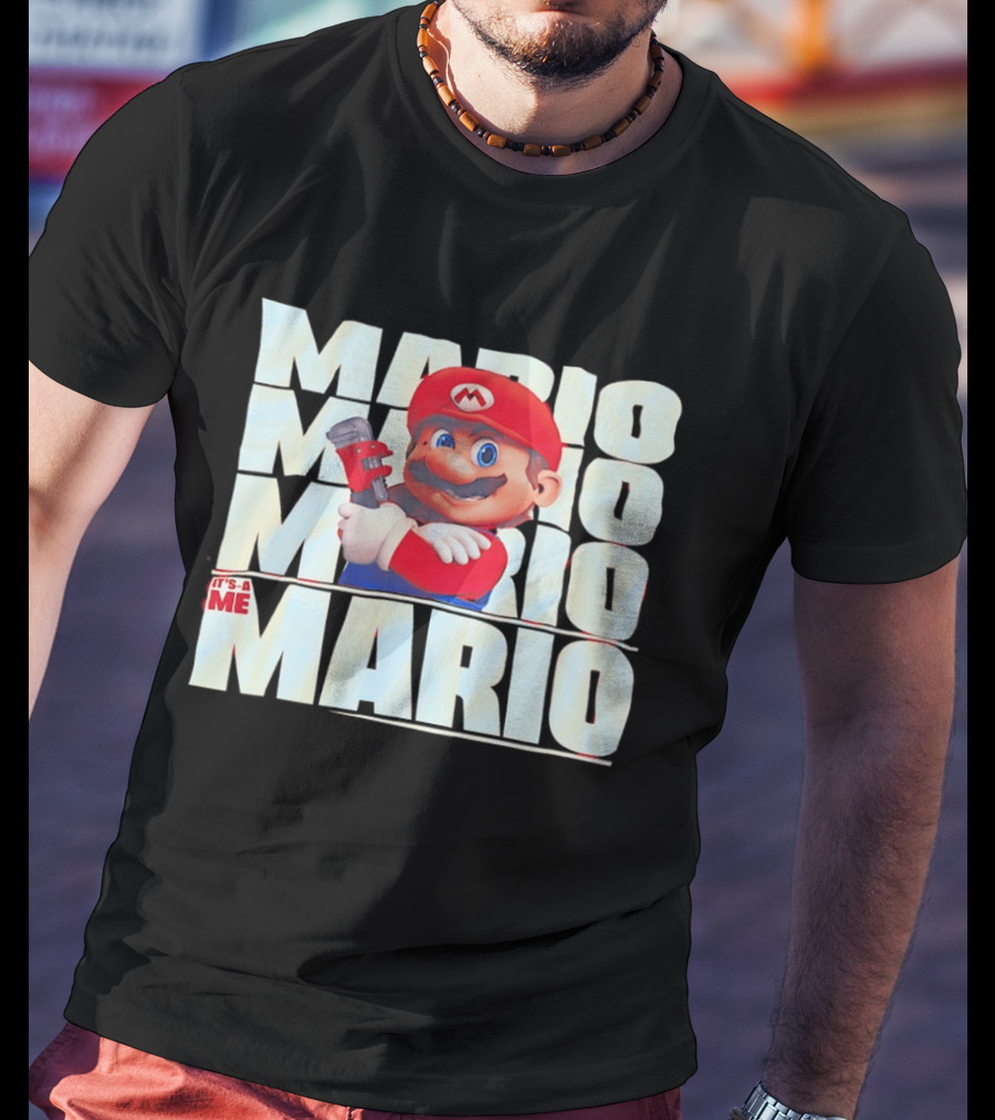 Mario Bros Red Movie It's A Me T-Shirt