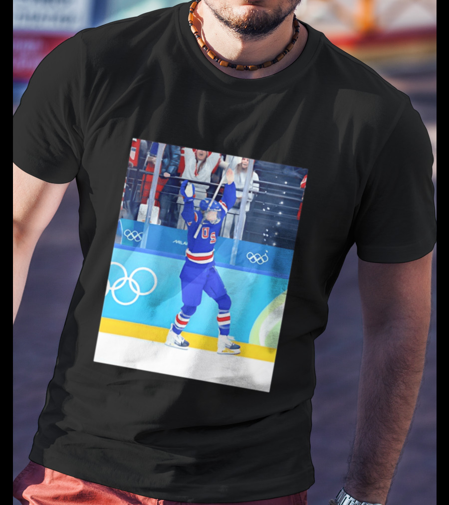 Megan Keller USA Women's Ice Hockey 2026 Olympics Celebration T-Shirt