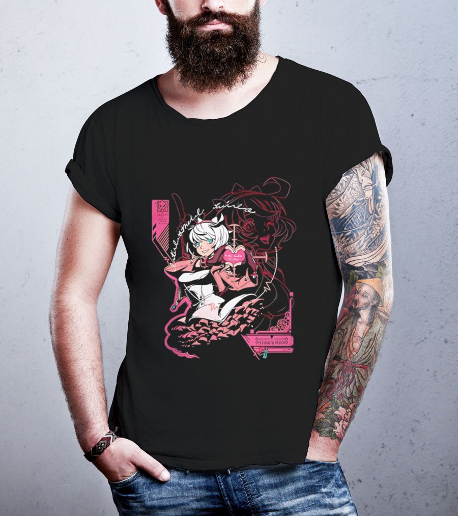 Elphelt Valentine Guilty Strive Eighty Sixed Valentines Day Gaming Character Floral T-Shirt
