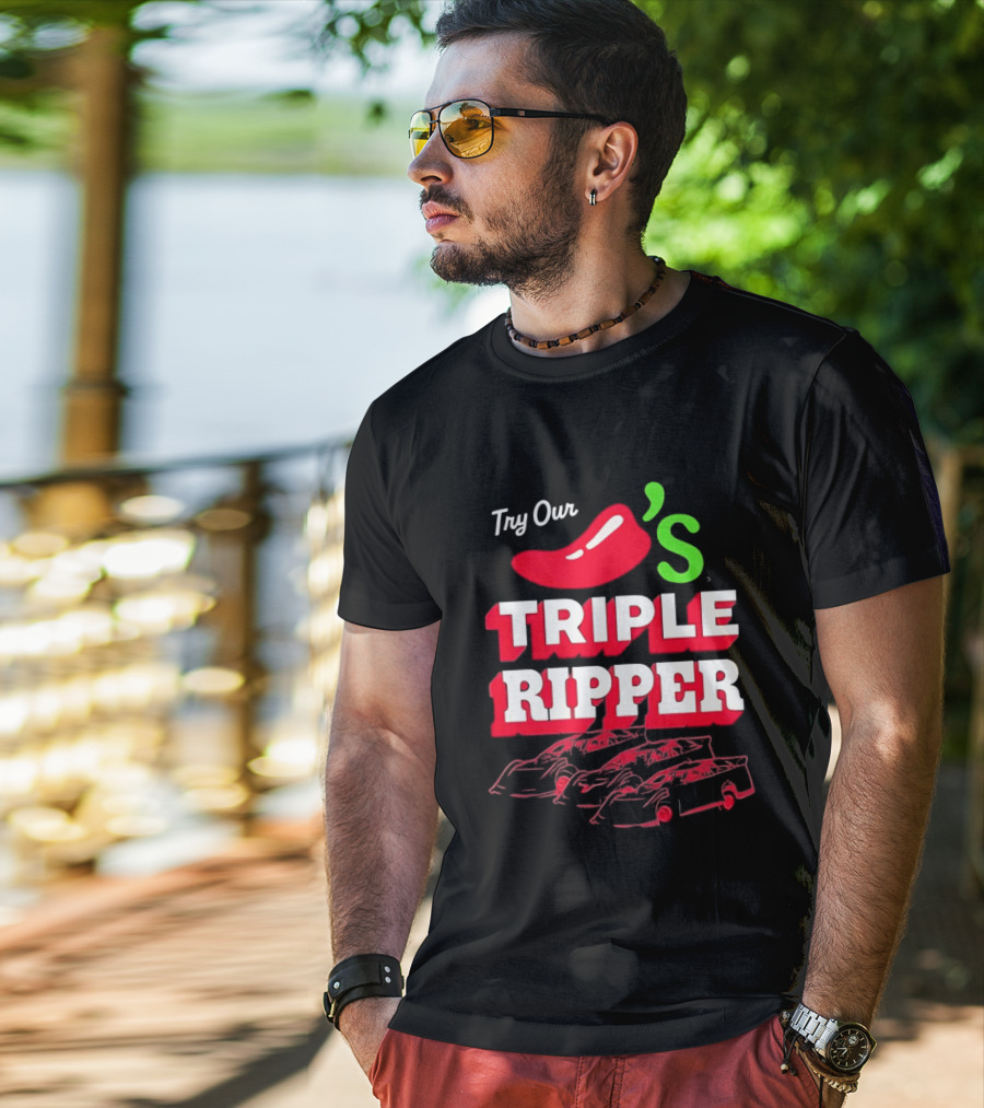 Try Our Chili's Triple Ripper Racing Cars T-Shirt