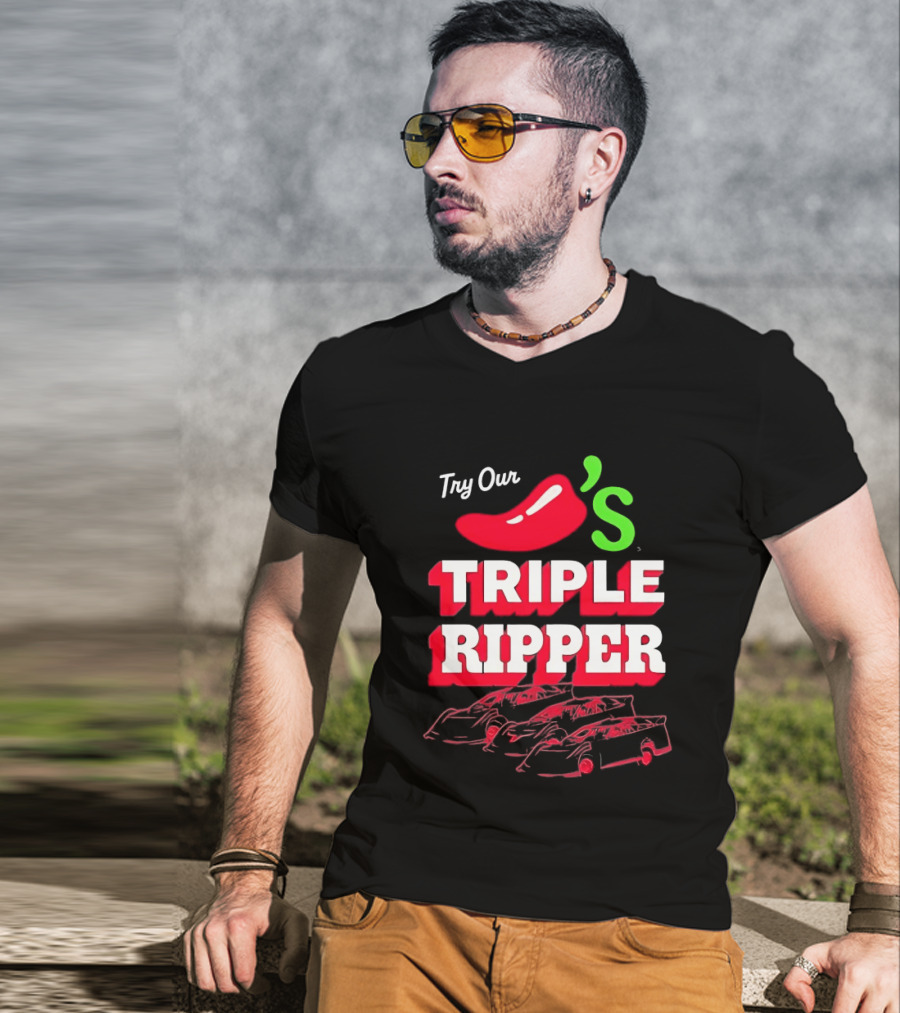 Try Our Chili's Triple Ripper Racing Cars T-Shirt