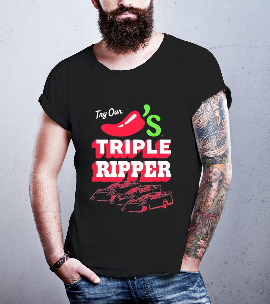 Try Our Chili's Triple Ripper Racing Cars T-Shirt