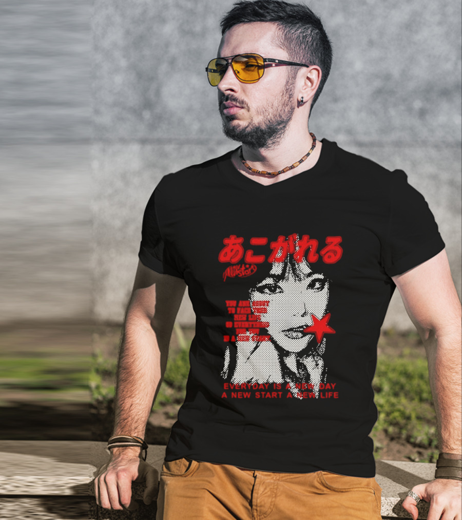 Girl Japan Everyday Is A New Day New Start New Life T-Shirt