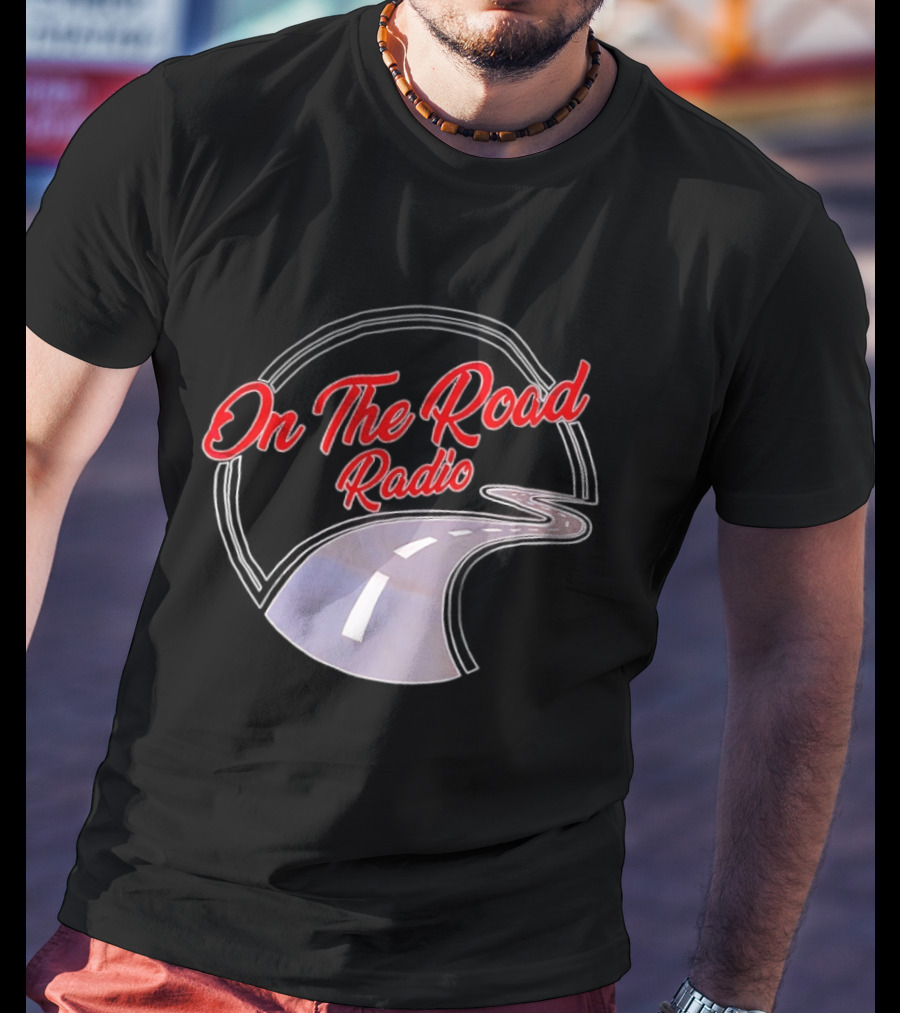 On The Road Radio Winding Highway Adventure T-Shirt