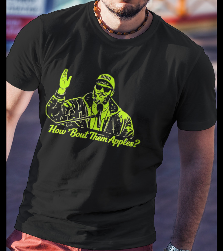 How 'Bout Them Apples Iconic Sunglasses And Microphone T-Shirt