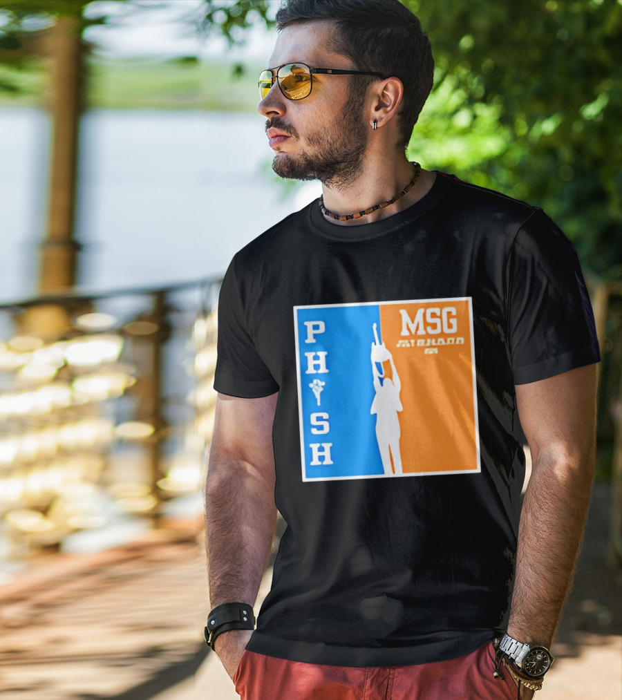 PHISH MSG Silhouette Guitar Concert Event T-Shirt