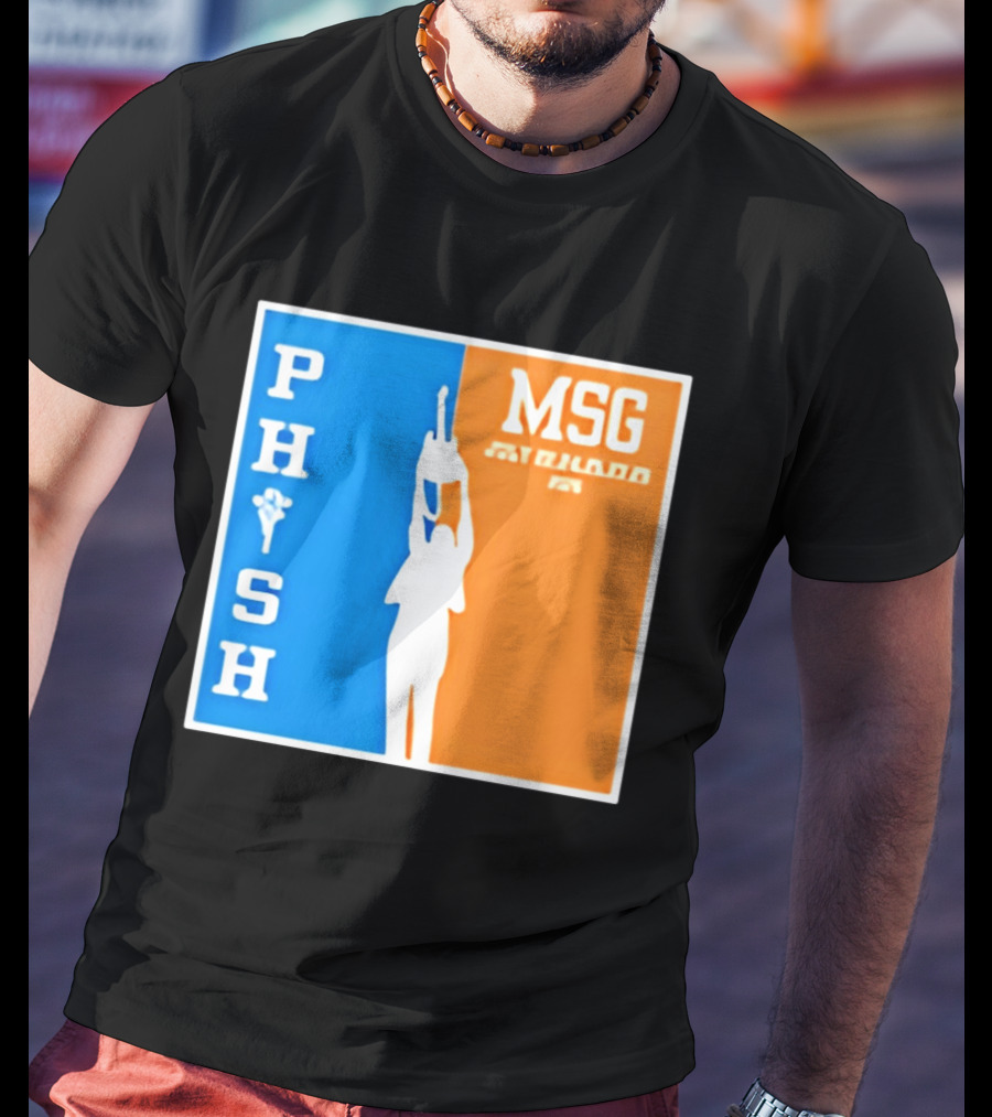 PHISH MSG Silhouette Guitar Concert Event T-Shirt