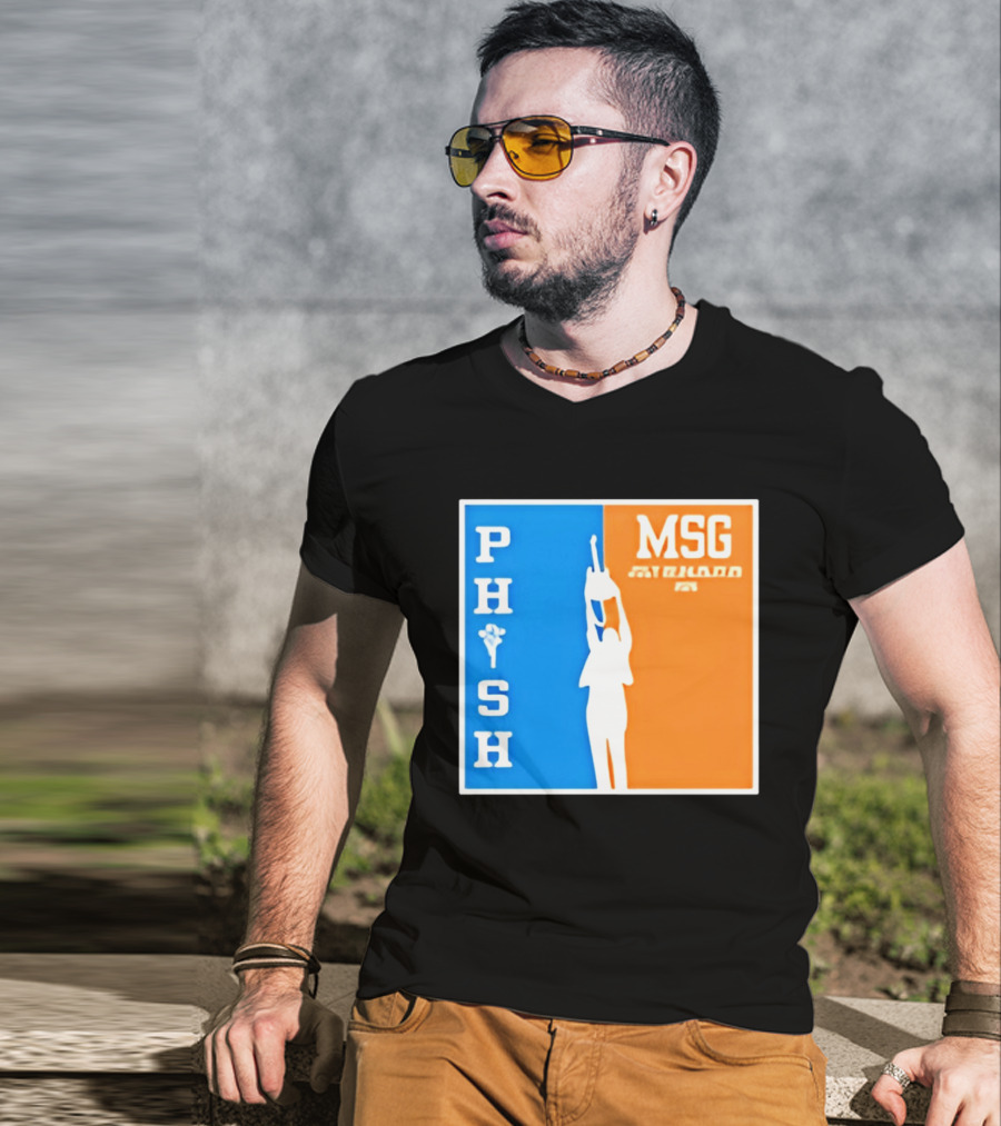 PHISH MSG Silhouette Guitar Concert Event T-Shirt