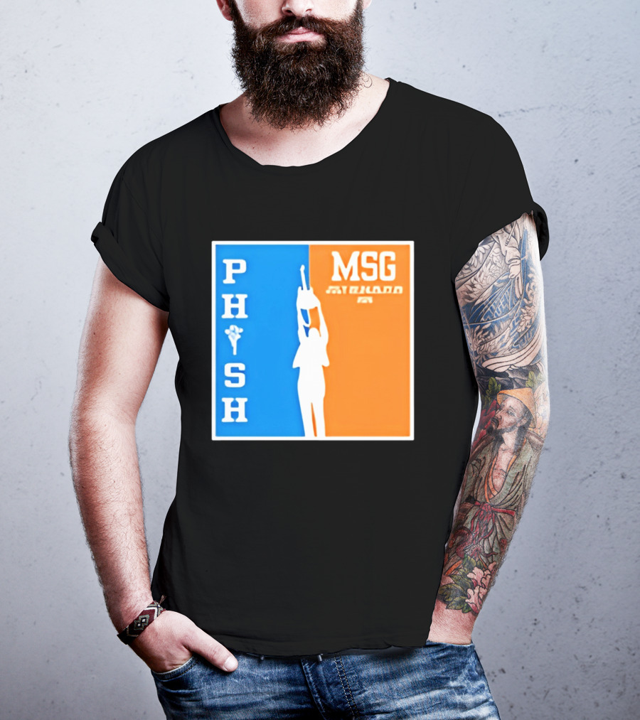 PHISH MSG Silhouette Guitar Concert Event T-Shirt