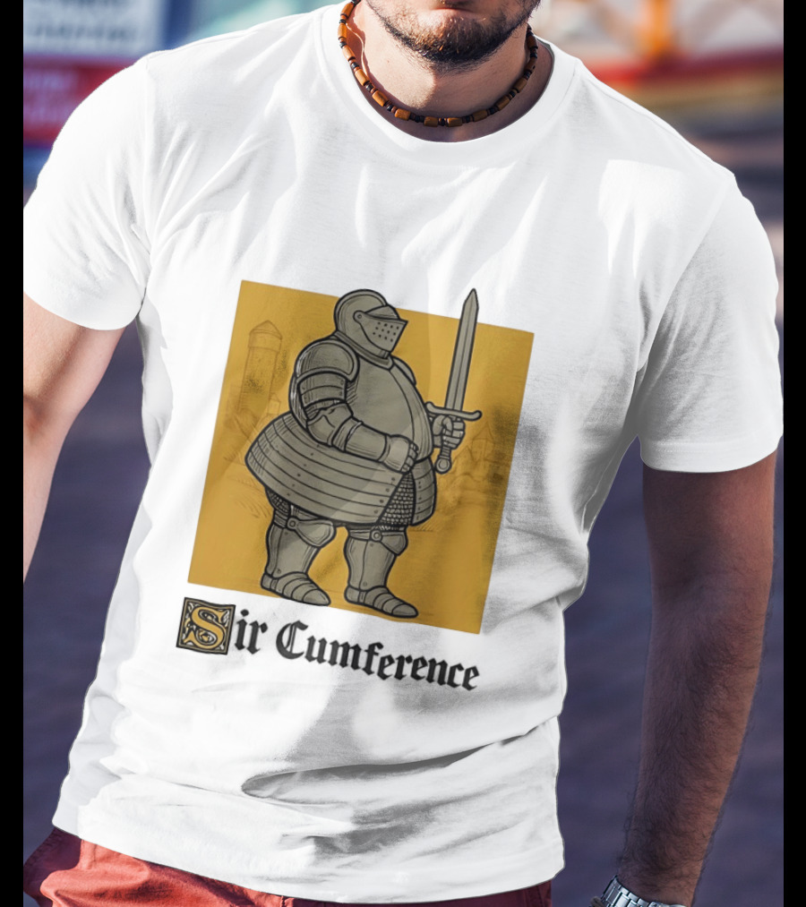 Sir Cumference Chubby Medieval Soldier Holding Sword T-Shirt