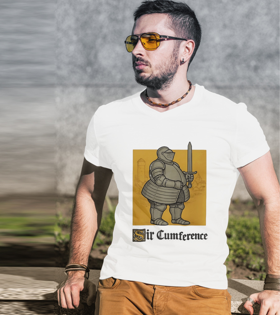 Sir Cumference Chubby Medieval Soldier Holding Sword T-Shirt