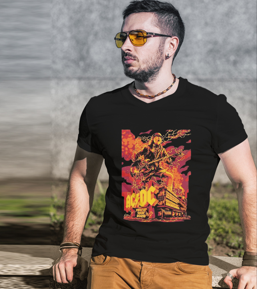 ACDC PWR Up Tour 2026 Sao Paulo Estadio Do Morumbi February 24 28 March 4 Concert T-Shirt