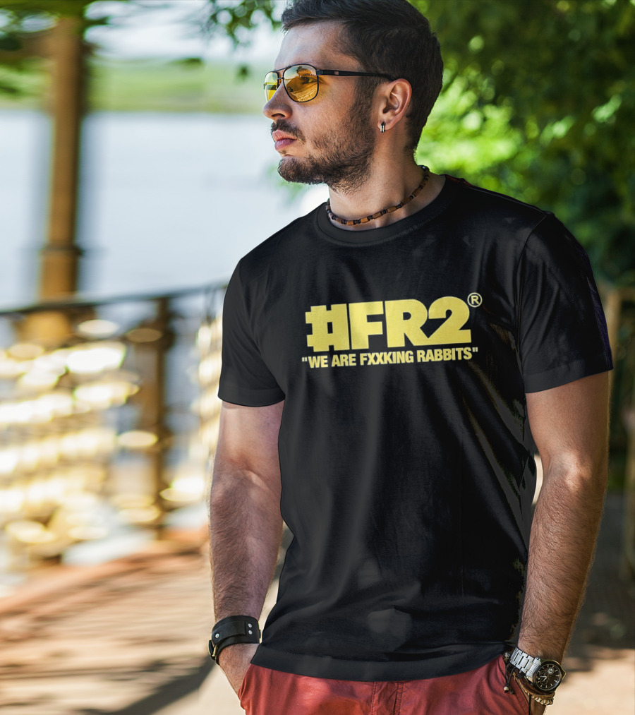 FR2 We Are Fxxking Rabbits Yellow T-Shirt
