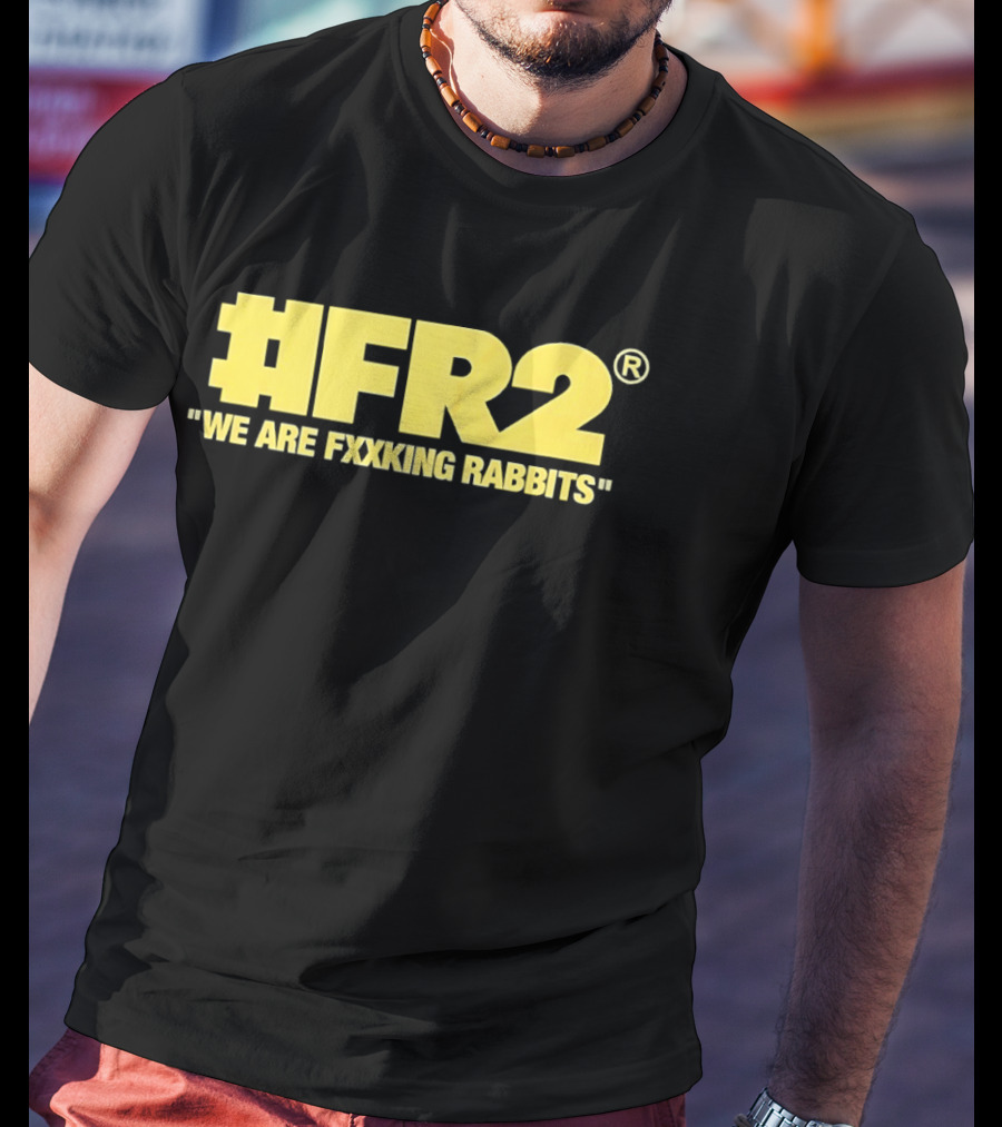 FR2 We Are Fxxking Rabbits Yellow T-Shirt
