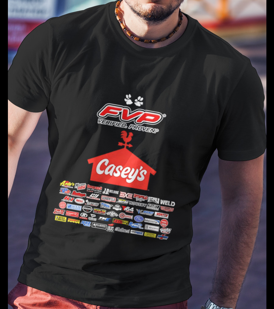 FVP Verified Proven Casey's Racing Performance Brands T-Shirt