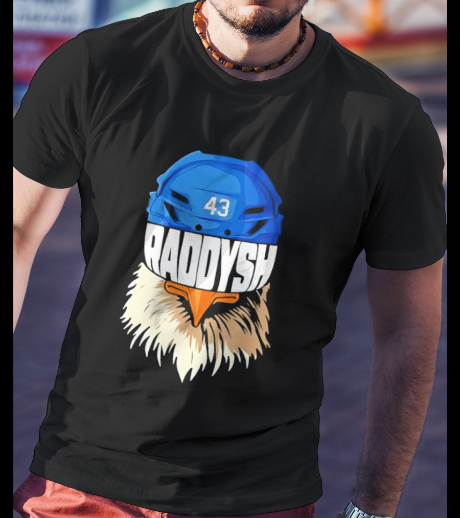 Tampa Bay Lightning Raddysh Bald Eagle 43 Helmet T-Shirt