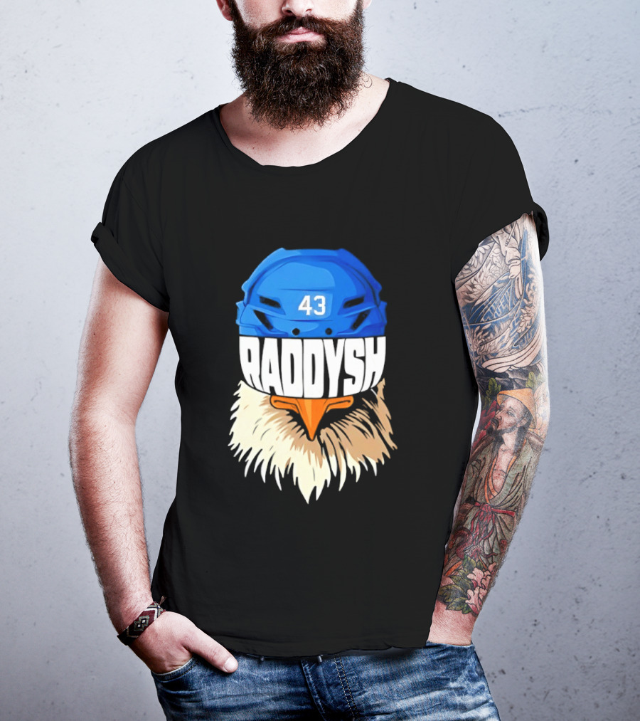 Tampa Bay Lightning Raddysh Bald Eagle 43 Helmet T-Shirt