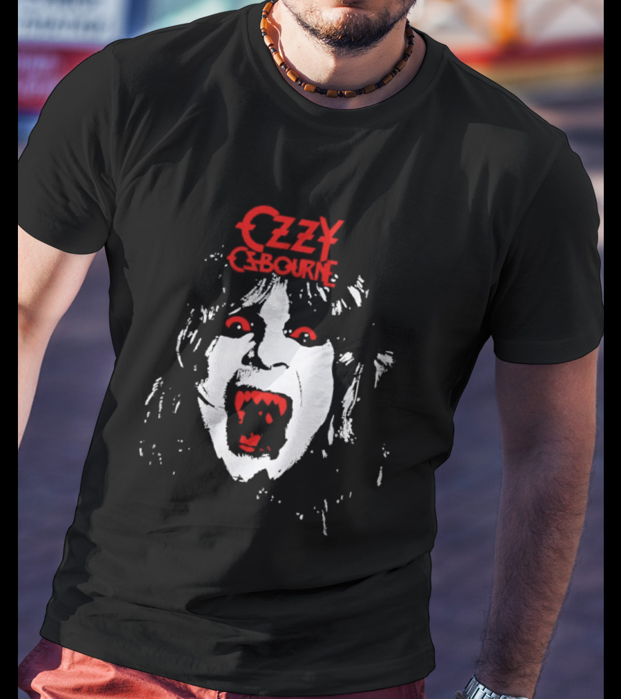 Ozzy Osbourne Vampire Horror Face T-Shirt