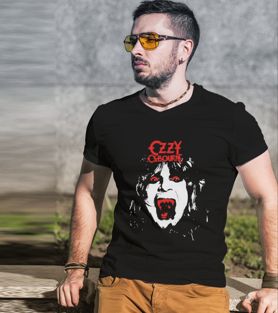 Ozzy Osbourne Vampire Horror Face T-Shirt