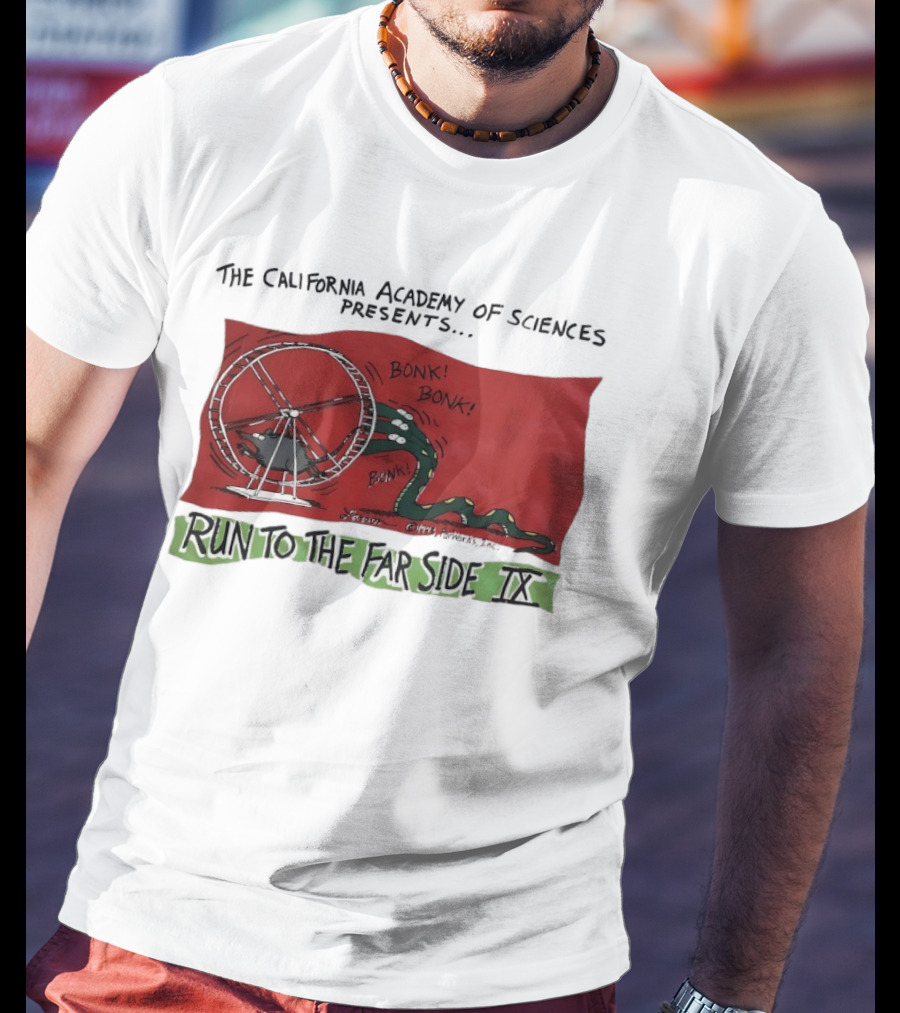 The California Academy Of Sciences Presents Run To The Far Side IX Bonk! Bonk! T-Shirt