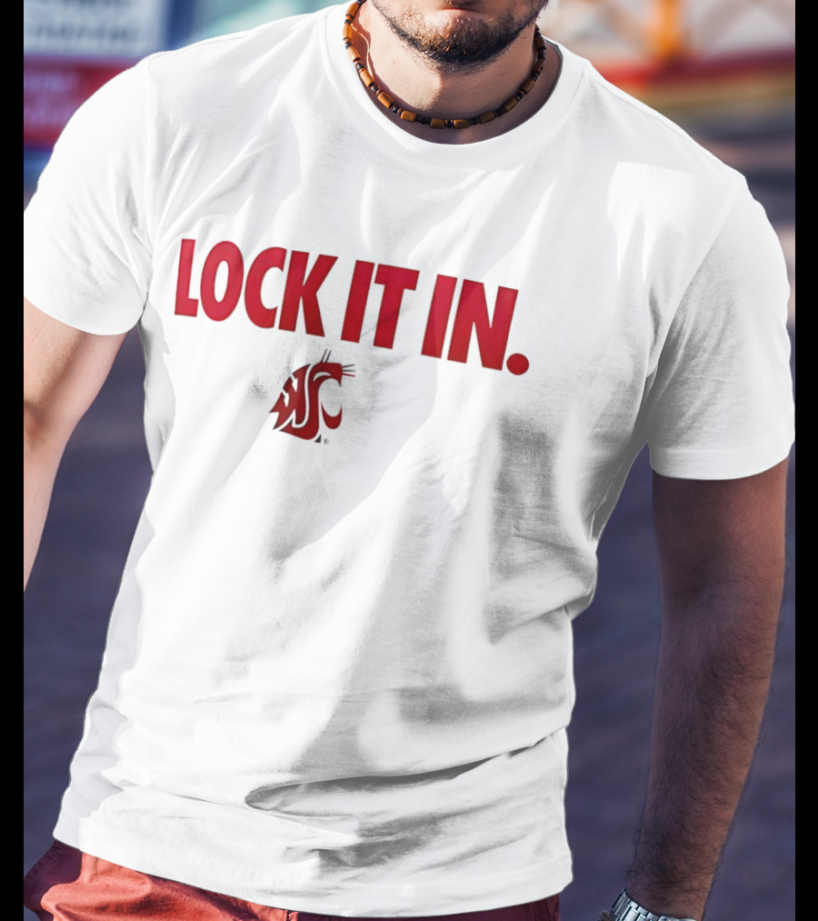 LOCK IT IN WSU Cougars 2026 T-Shirt