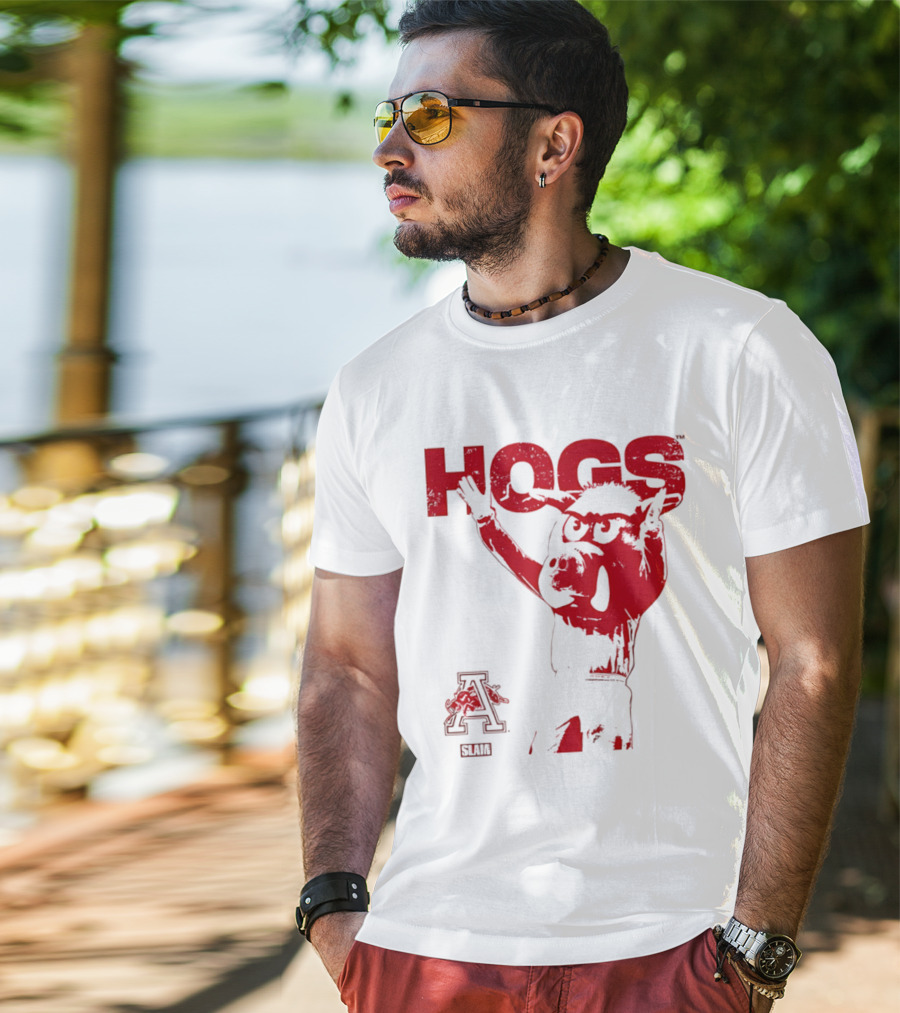 Arkansas Hogs Slam A Mode T-Shirt