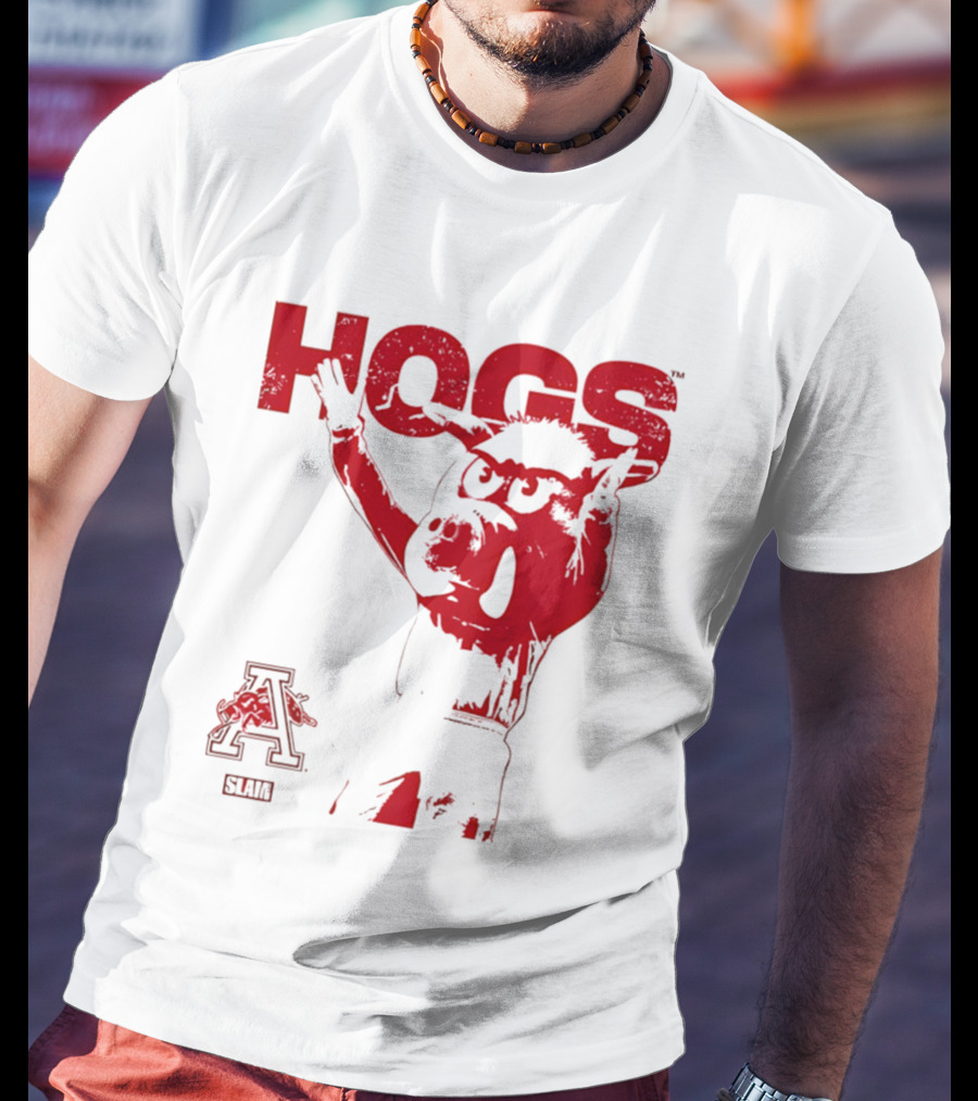 Arkansas Hogs Slam A Mode T-Shirt