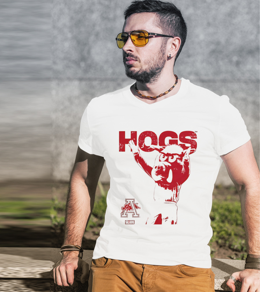 Arkansas Hogs Slam A Mode T-Shirt