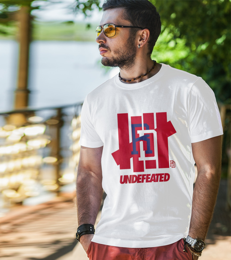 Dominican Republic Baseball RD Undefeated Red Blue T-Shirt