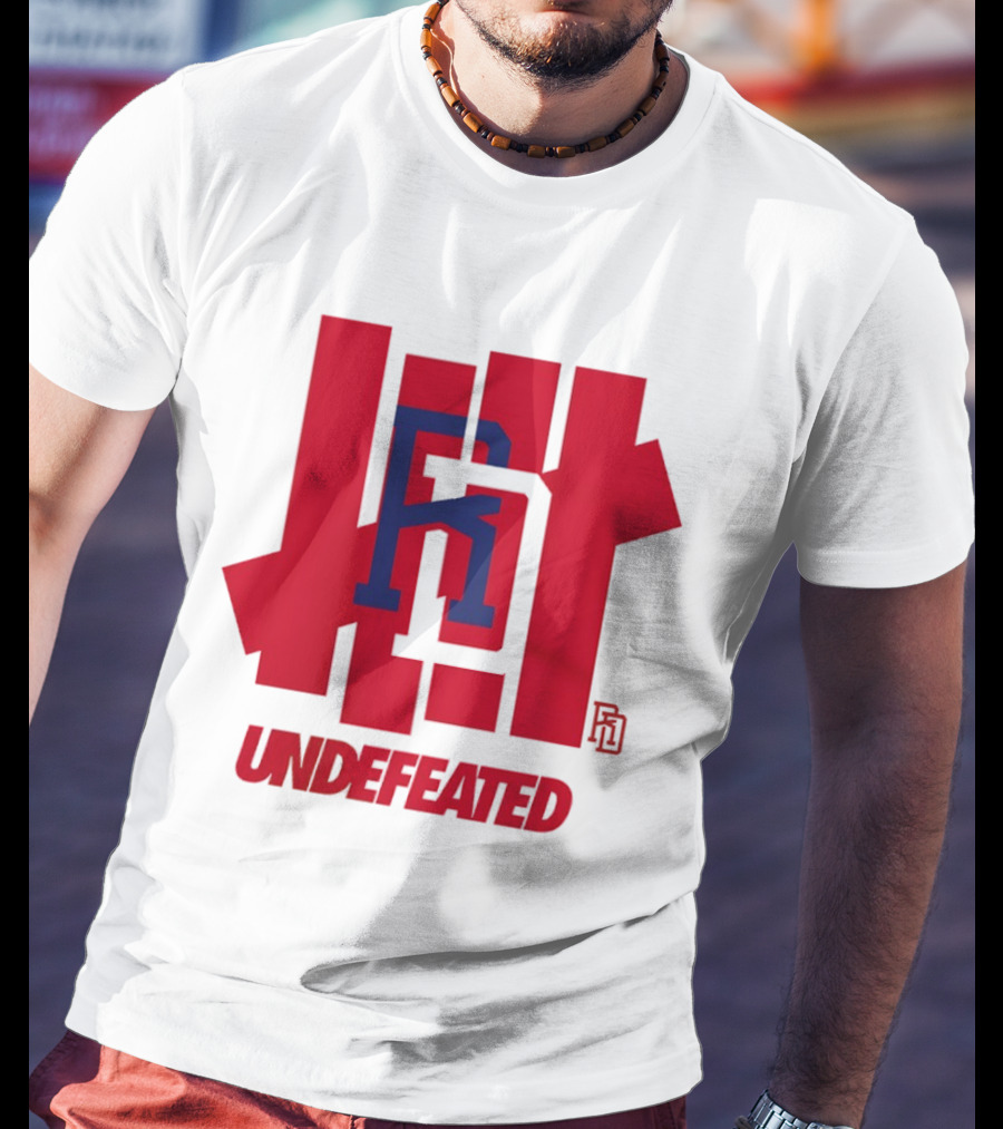 Dominican Republic Baseball RD Undefeated Red Blue T-Shirt