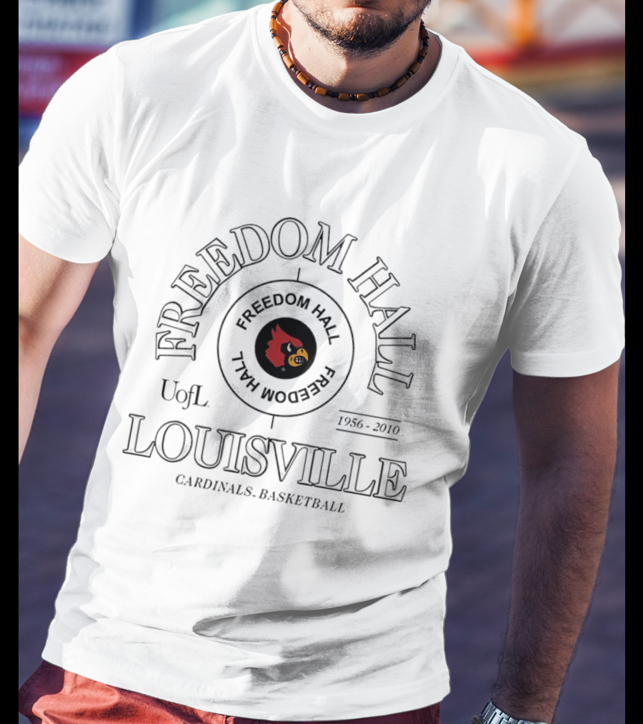 UofL Freedom Hall Louisville Cardinals Basketball 1956 2010 T-Shirt