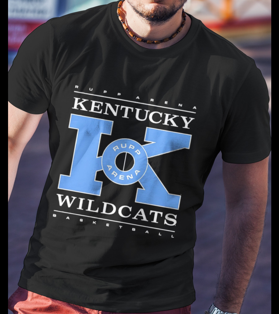 Rupp Arena Kentucky Wildcats Basketball Big K T-Shirt