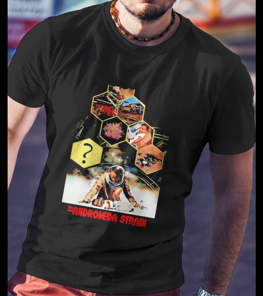 The Andromeda Strain Hexagonal Imagery And Mystery T-Shirt