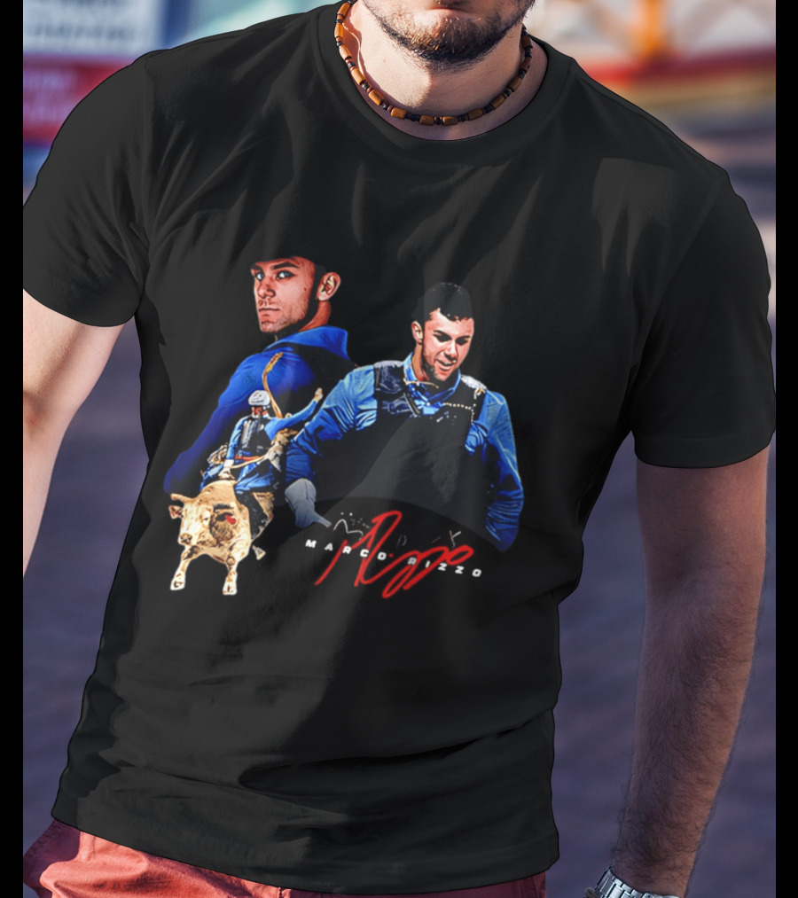 Marco Rizzo Bull Rider Champion Moment T-Shirt