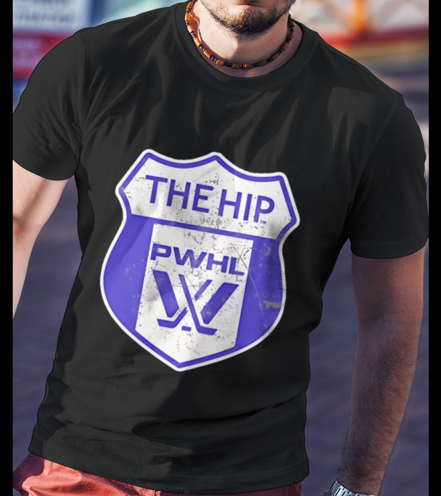 The Hip PWHL Hockey Badge Crest T-Shirt