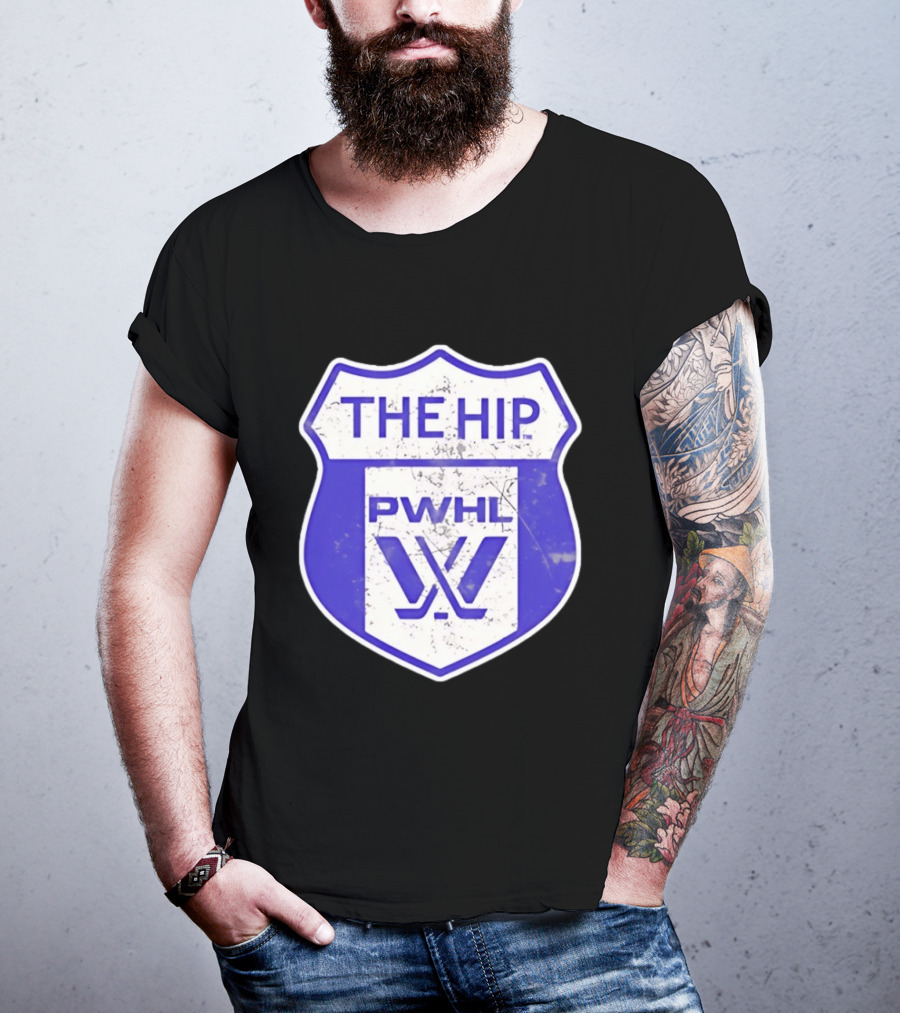 The Hip PWHL Hockey Badge Crest T-Shirt
