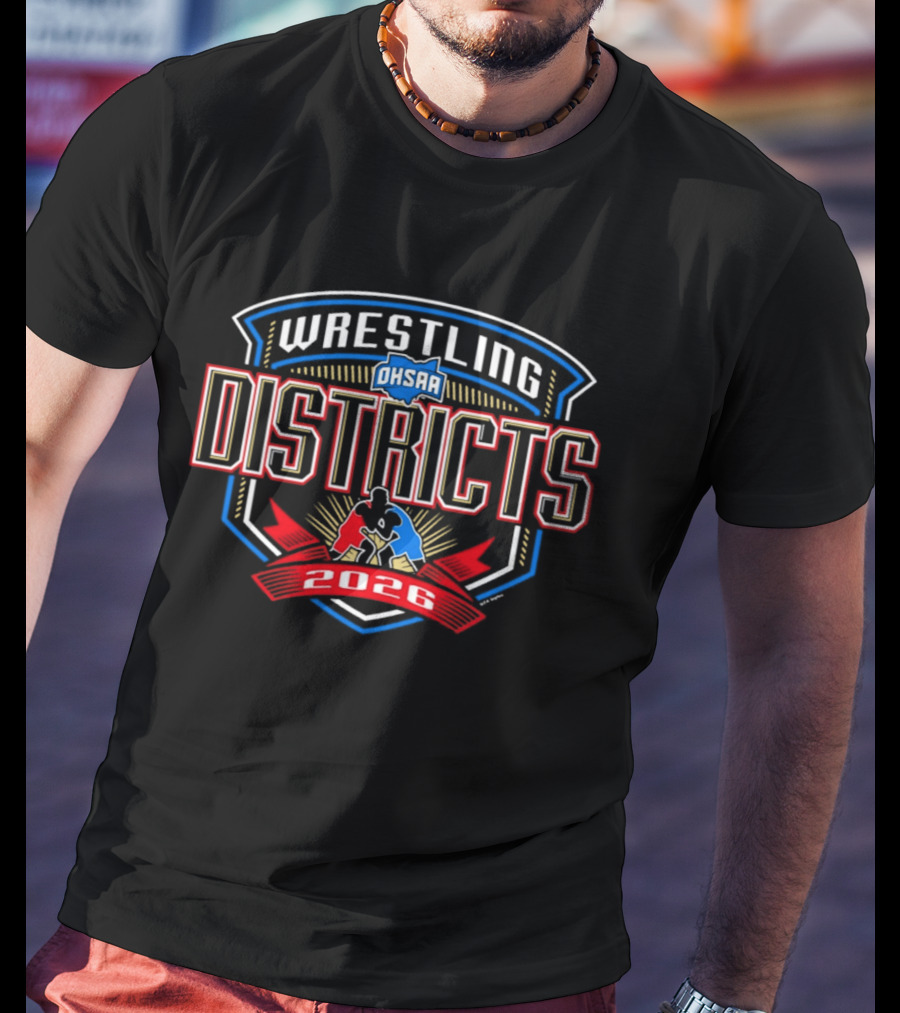 OHSAA 2026 Wrestling Districts Competition T-Shirt