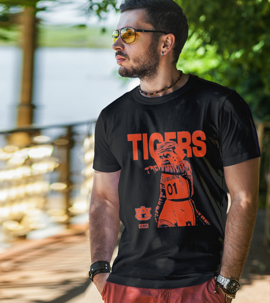 Auburn Tigers 01 Slam Auburn Sports Team T-Shirt
