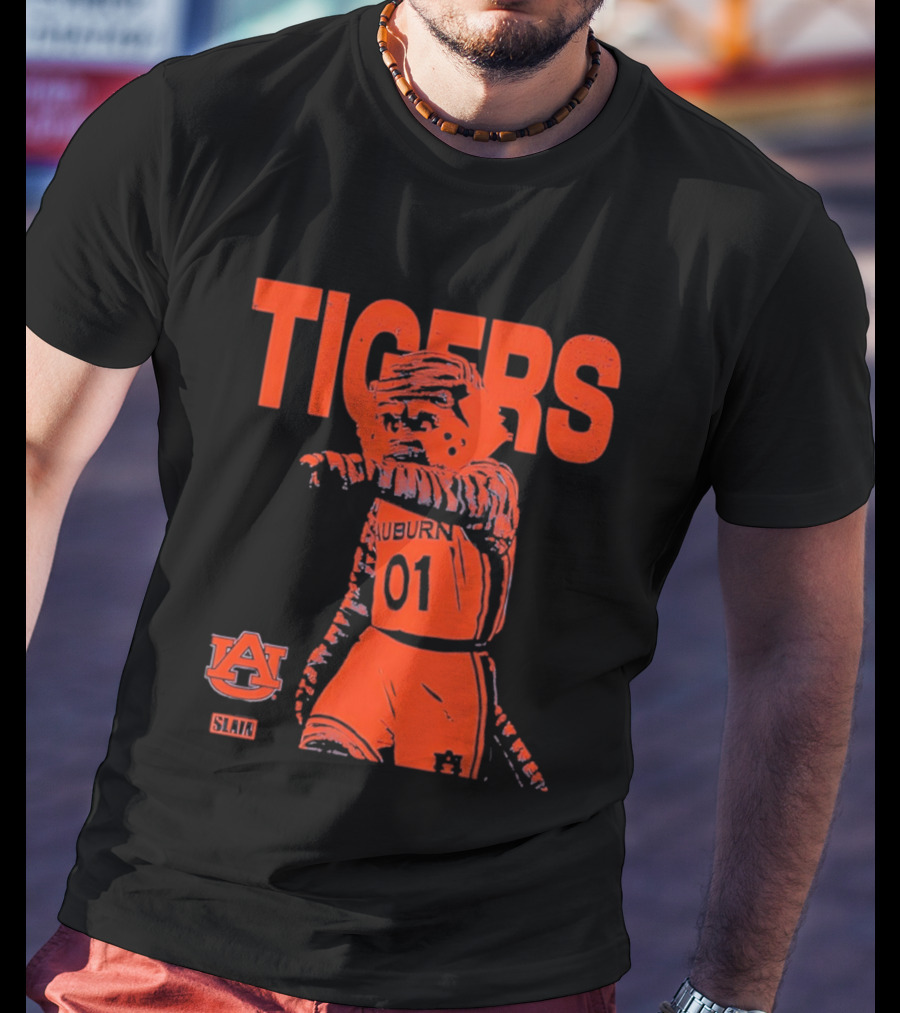 Auburn Tigers 01 Slam Auburn Sports Team T-Shirt