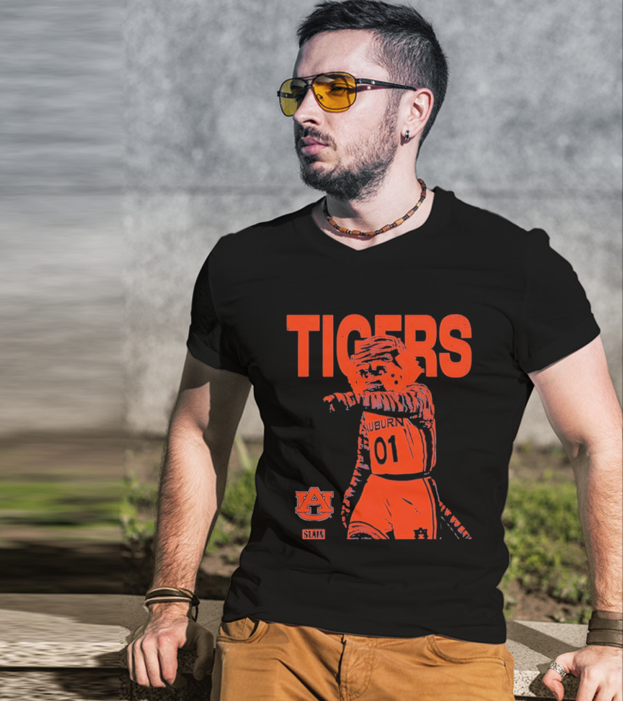 Auburn Tigers 01 Slam Auburn Sports Team T-Shirt