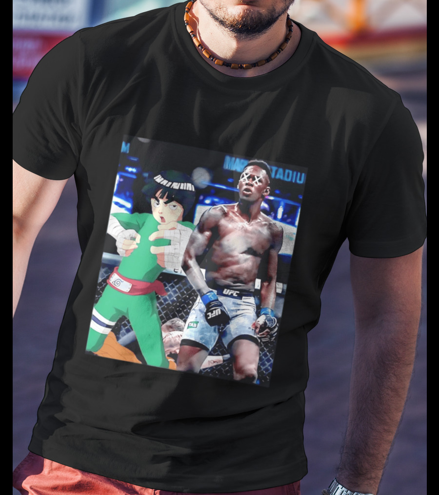 Drunken Fist Rock Lee UFC Crossover Iconic Anime Fighter T-Shirt
