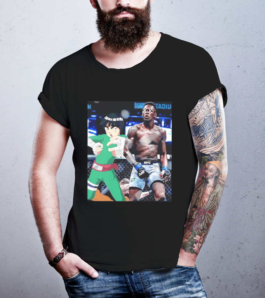 Drunken Fist Rock Lee UFC Crossover Iconic Anime Fighter T-Shirt