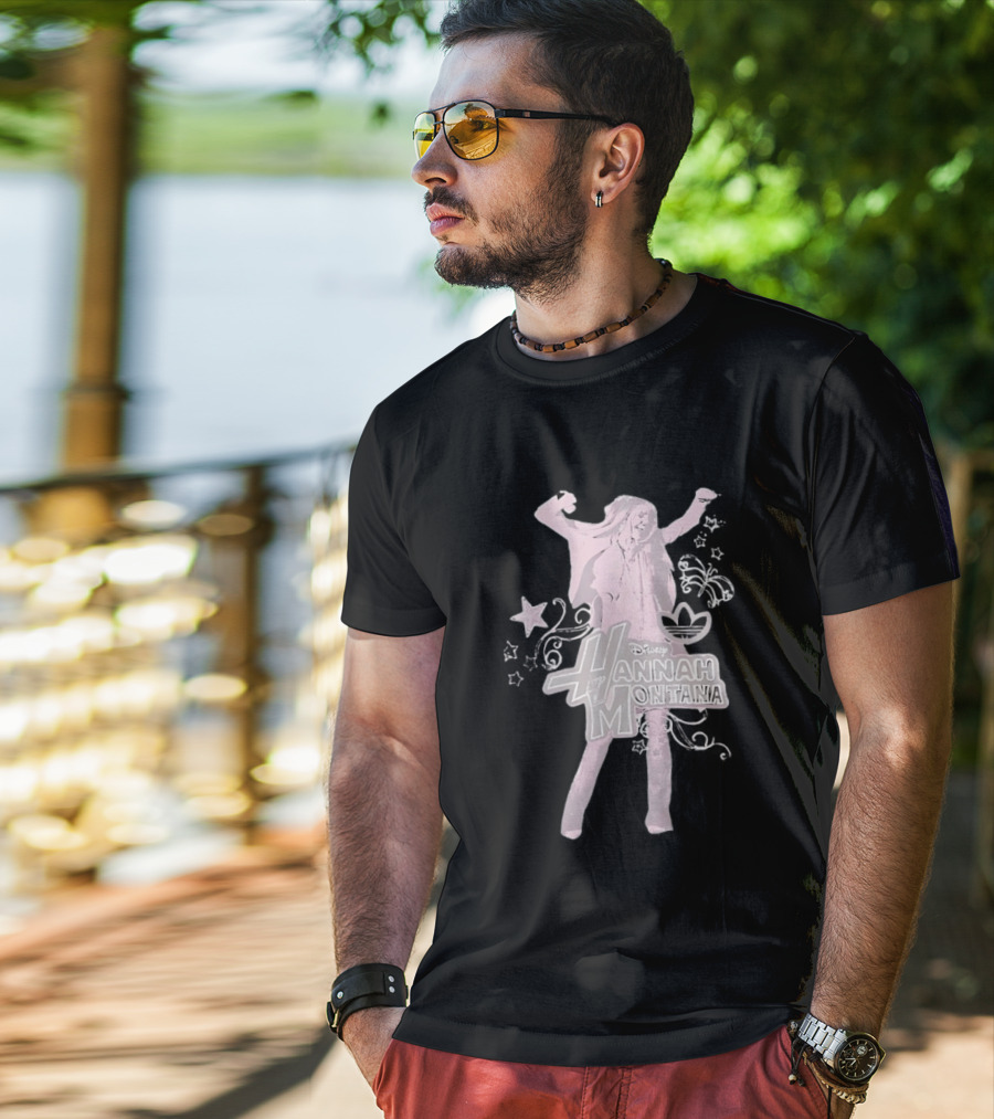 Disney Hannah Montana Pink Star T-Shirt
