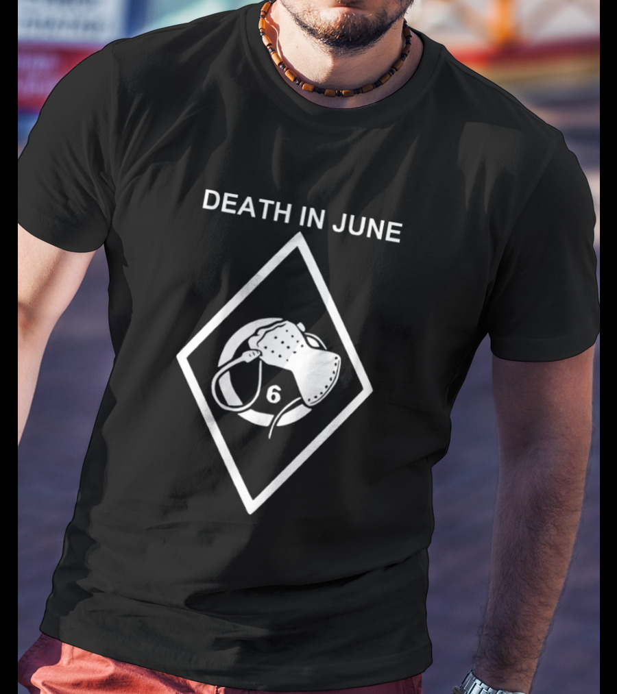 Death In June Mask Icon White T-Shirt