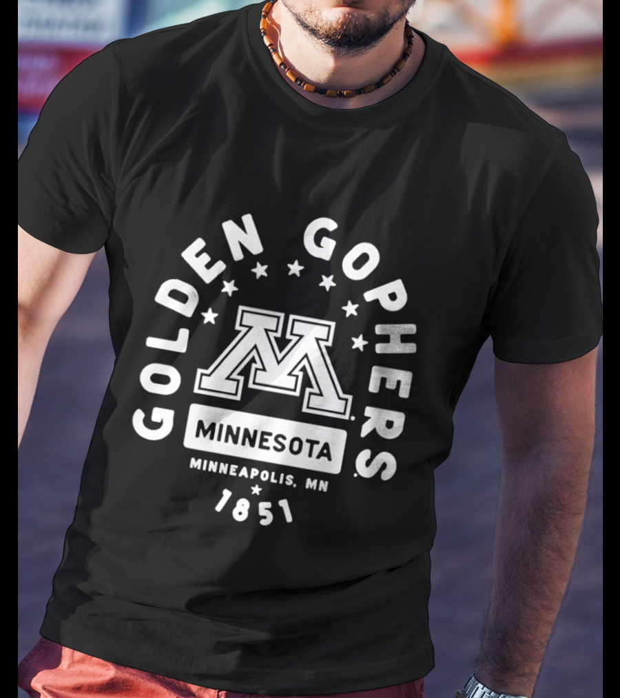 Minnesota Golden Gophers Minneapolis MN 1851 T-Shirt